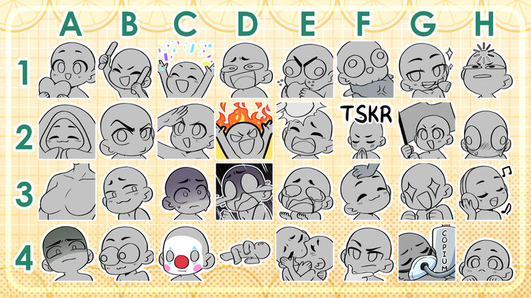 ych emote bases